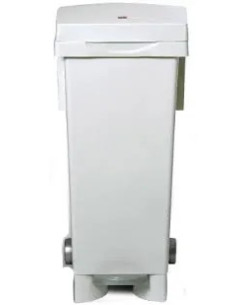 ICS - Bidone X Rifiuti C/Ruote 80Lt Bianco