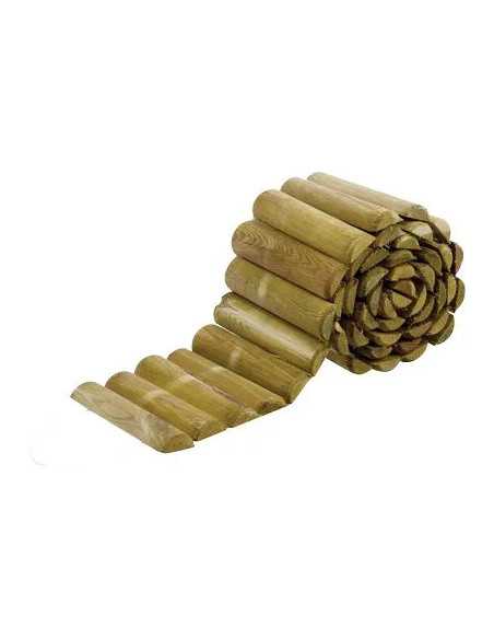 BORDURA AIUOLA A ROTOLO LEGNO EURO - DOMUS | Utensili Store