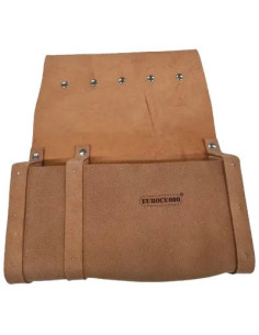 GENERICA Borsa Carpentiere 2 Tasche + Divisori Legno