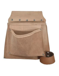 GENERICA Borsa Carpentiere 2 Tasche + Porta Martello