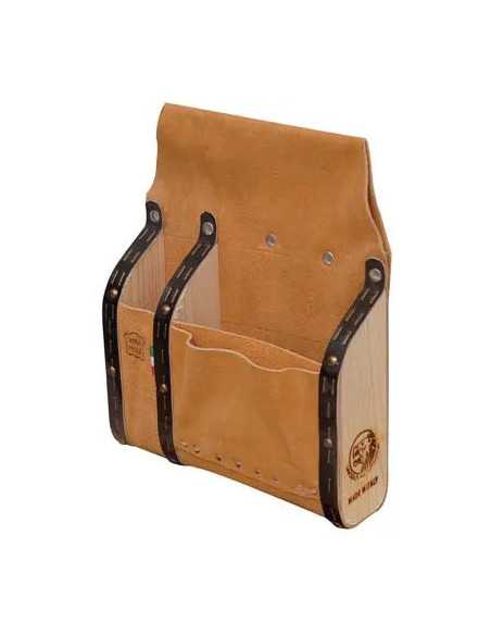 BORSA CARPENTIERE 3 TASCHE + DIVISORI LEGNO LUSSO - GENERICA | Utensili Store