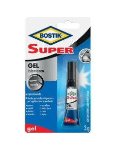 BOSTIK SUPER GEL - Adesivo istantaneo e invisibile