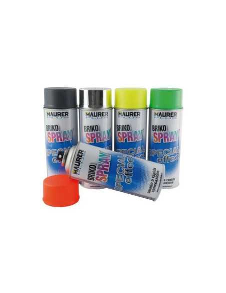 BRIKO SPRAY MAURER PLUS 400ML FERROMICACEO ARGENTO ANTICHIZZATO - MAURER-PLUS | Utensili Store