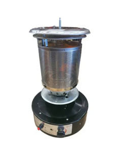 DOMUS BRUCIATORE STUFA GAS GPL SHORT ROUND PATIO DOMUS