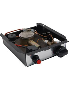 DOMUS BRUCIATORE STUFA GAS PIRAMIDE ESAGONALE