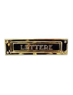 BUCA PER LETTERE OTTONE BRONZATO - ART 2501
