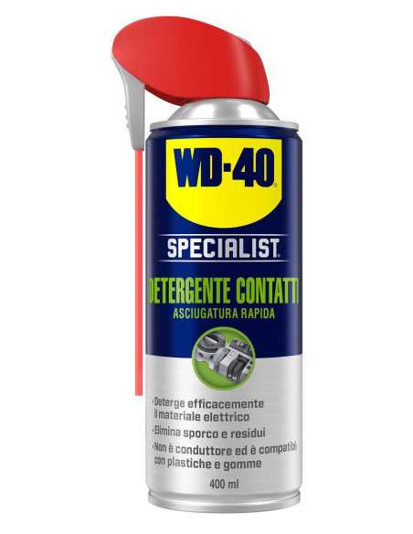 Detergente Contatti - Asciugatura Rapida - Non Conduttivo - NSF K2-400ml - WD-40 Specialist | Utensili Store