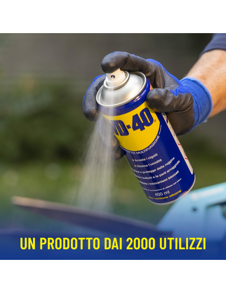 Prodotto Multifunzione - Lubrificante Spray - Senza silicone - 400ml - WD-40 | Utensili Store