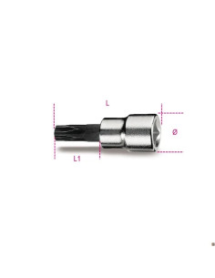 Beta Utensili BUSSOLE PROFILO PENTATORX 3/8 PT 40