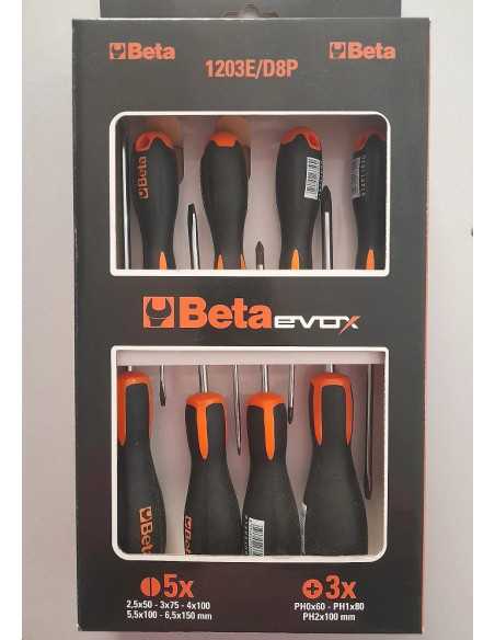 CACCIAVITI BETA 1203E/D8 SERIE 8PZ - Senza Marca | Utensili Store