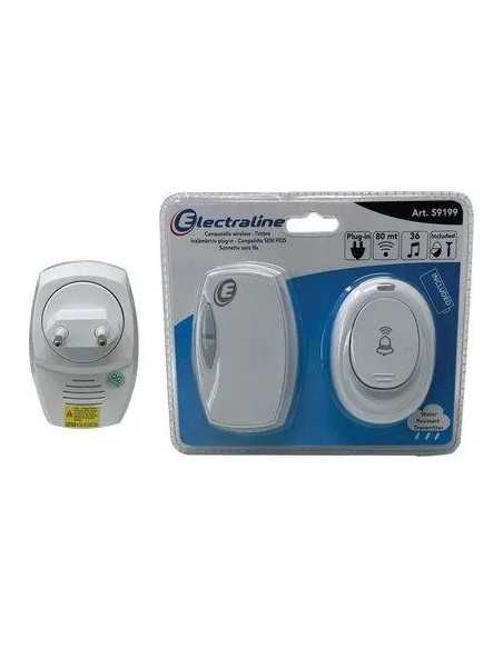 CAMPANELLO + PULSANTE ESTERNO ELECTRALINE - ELECTRALINE | Utensili Store