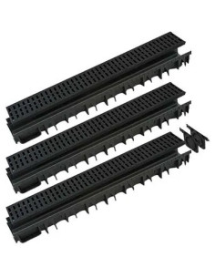 GENERICA CANALETTA + GRIGLIA KIT PLASTICA