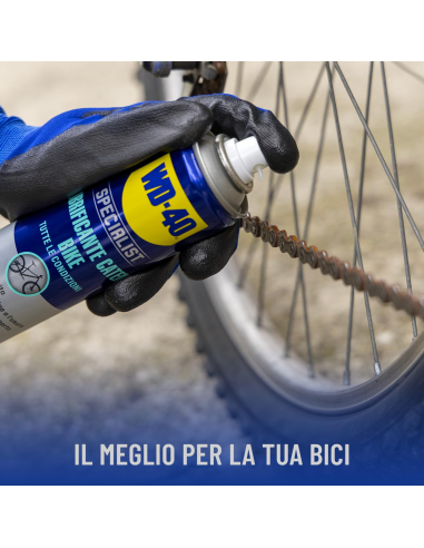 Lubrificante Catena Bike - Tutte le Condizioni - Spray 250ml - WD-40 Specialist | Utensili Store