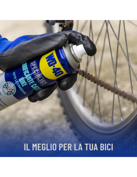 Lubrificante Catena Bike - Tutte le Condizioni - Spray 250ml - WD-40 Specialist | Utensili Store