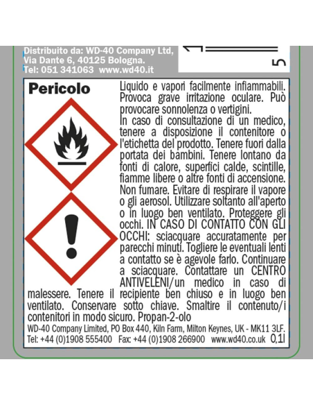 Lubrificante Catena Bike - Per Condizioni Asciutte - Sistema contagocce - 100ml - WD-40 Specialist | Utensili Store