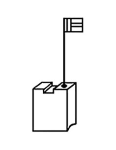 PORTA CARBONCINO BOSCH Z0140 PORTA