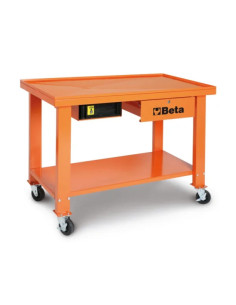 Beta Utensili CARRELLI C/BANCO RACC. LIQUIDI ORANGE