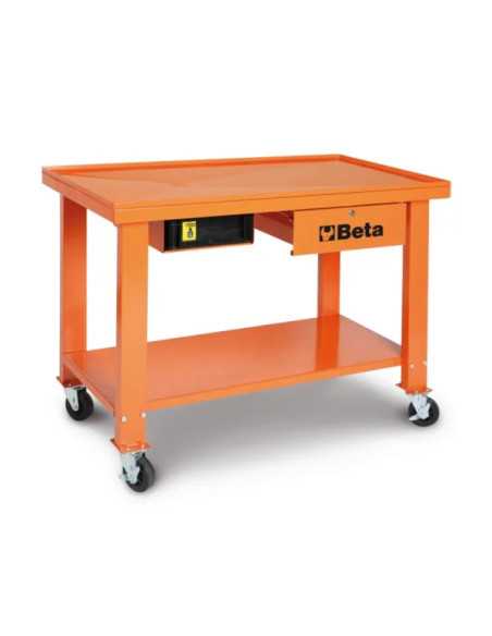 CARRELLI C/BANCO RACC. LIQUIDI ORANGE - Beta Utensili | Utensili Store