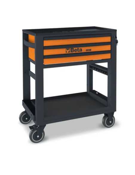 CARRELLI SERVICE 3 DRAWERS RED - Beta Utensili | Utensili Store