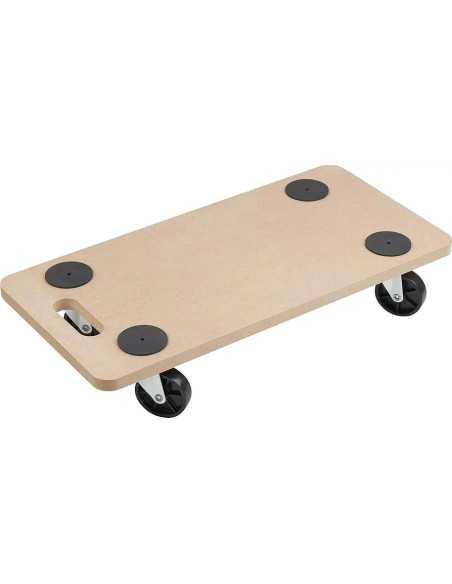 CARRELLO PEDANA MDF 4 RUOTE - Senza Marca | Utensili Store