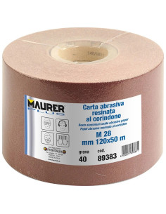 MAURER-PLUS CARTA ABRASIVA ROTOLO MAURER PLUS M28 GR180