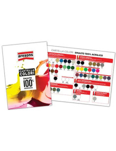 AREXONS CARTELLA COLORI SMALTO SPRAY 100% ACRILICO