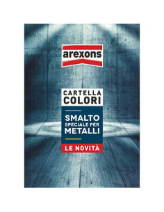 AREXONS CARTELLA COLORI VERNICE SPRAY METALLI