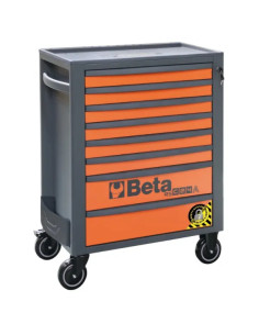 Beta Utensili CASS. ANTIRIB. 8 DRAW ORANGE RSC24A/8