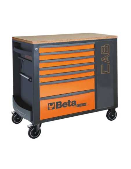 CASSETT. 7 DRAW + CAB RED RSC24L - Beta Utensili | Utensili Store