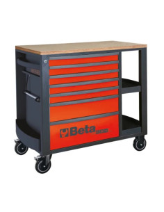 Beta Utensili CASSETT. MOD.L 7 DRAWERS RED