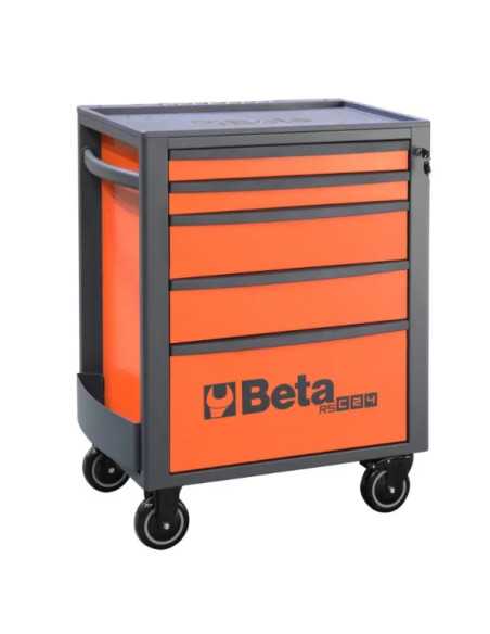 CASSETT.5 DRAW FULL ORANGE RSC24/5-FO - Beta Utensili | Utensili Store