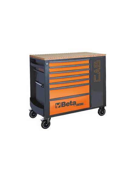 CASSETT.7 DRAW + CAB ORANGE RSC24L - Beta Utensili | Utensili Store