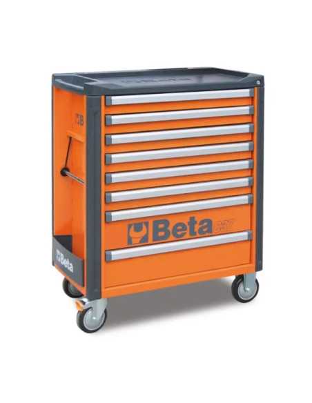 CASSETT.8 DRAWERS VUOTE GREY C37 - Beta Utensili | Utensili Store