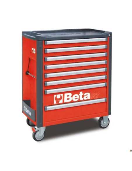 CASSETT.8 DRAWERS VUOTE RED C37 - Beta Utensili | Utensili Store
