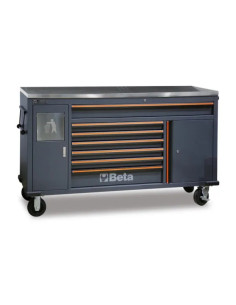 Beta Utensili CASSETT.MOBILI WORK STATION 7CASS + MS/X