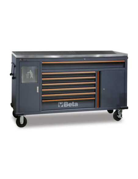CASSETT.MOBILI WORK STATION 7CASS + MS/X - Beta Utensili | Utensili Store