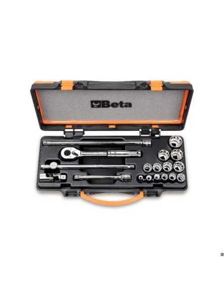 CASSETTE 18PZ ASSORT 3/8 AERON - Beta Utensili | Utensili Store