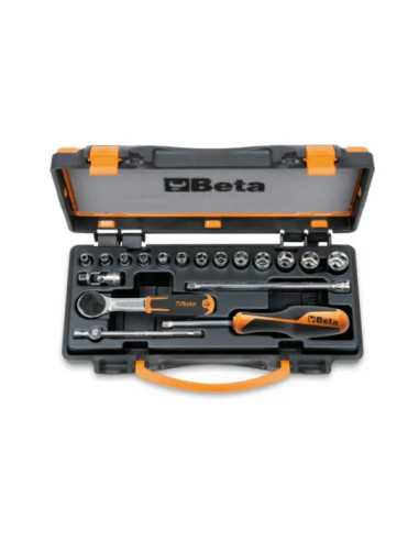 CASSETTE 18PZ ASSORTIMENTO 1/4 - Beta Utensili | Utensili Store