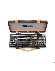 Beta Utensili CASSETTE 18PZ POLIGONALI AS 3/8