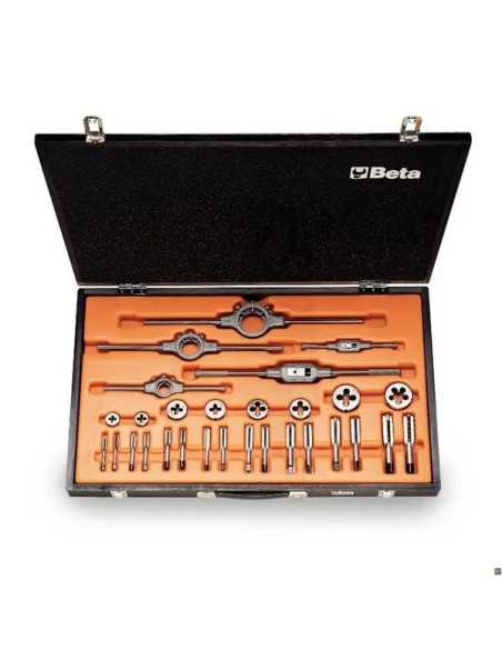 CASSETTE MASCHI+FILIERE 29PZ UNF - Beta Utensili | Utensili Store