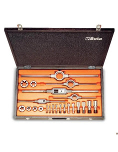 Beta Utensili CASSETTE MASCHI+FILIERE GAS