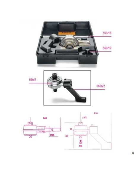 CASSETTE MOLTIPLICATORI 5:1 NM 1300 /C2 - Beta Utensili | Utensili Store