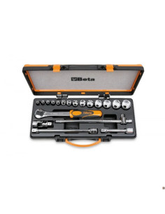 Beta Utensili CASSETTE MULTICOLOR 19PZ ASSORT.