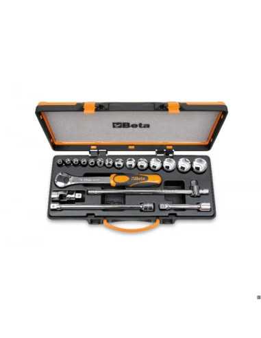 CASSETTE MULTICOLOR 19PZ ASSORT. - Beta Utensili | Utensili Store