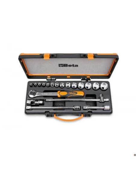 CASSETTE MULTICOLOR 19PZ ASSORT. - Beta Utensili | Utensili Store