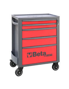 Beta Utensili CASSETTIERE 5 DRAWERS RED RSC24/5-R