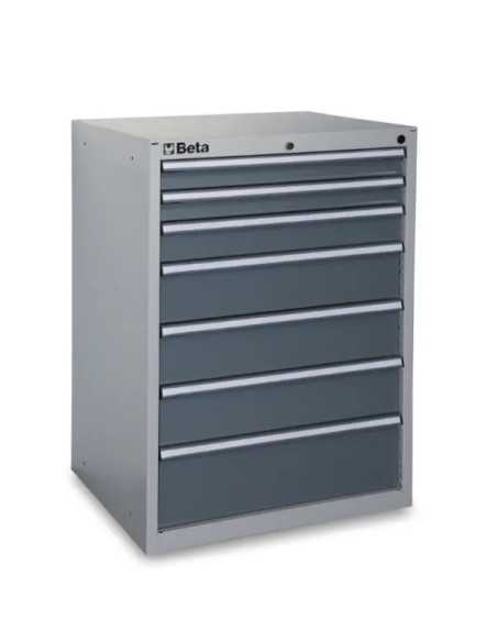 CASSETTIERE 7 DRAWERS INDUSTRIA GREY - Beta Utensili | Utensili Store