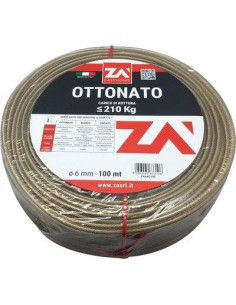 ZA CAVETTO ACCIAIO OTTONATO TRASPARENTE