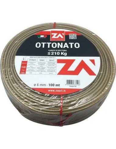 CAVETTO ACCIAIO OTTONATO TRASPARENTE - ZA | Utensili Store