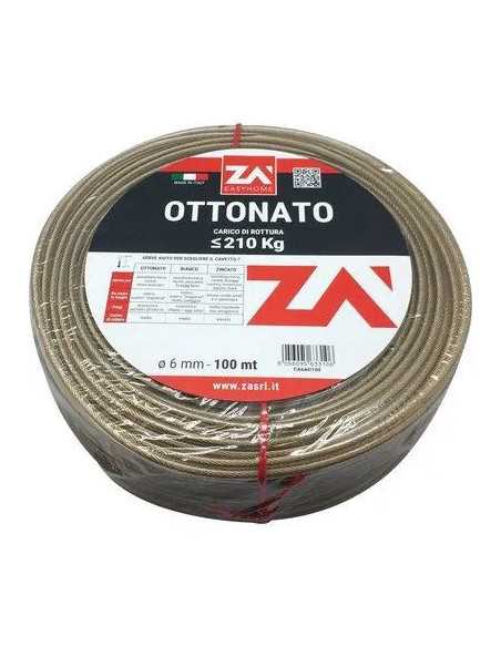 CAVETTO ACCIAIO OTTONATO TRASPARENTE - ZA | Utensili Store